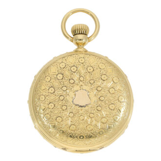 Possibly unique Swiss pocket chronometer with calendar Circa 1870