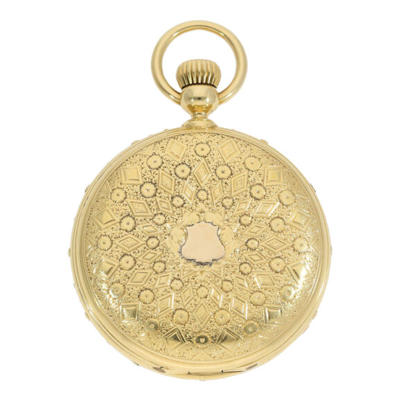 Possibly unique Swiss pocket chronometer with calendar Circa 1870