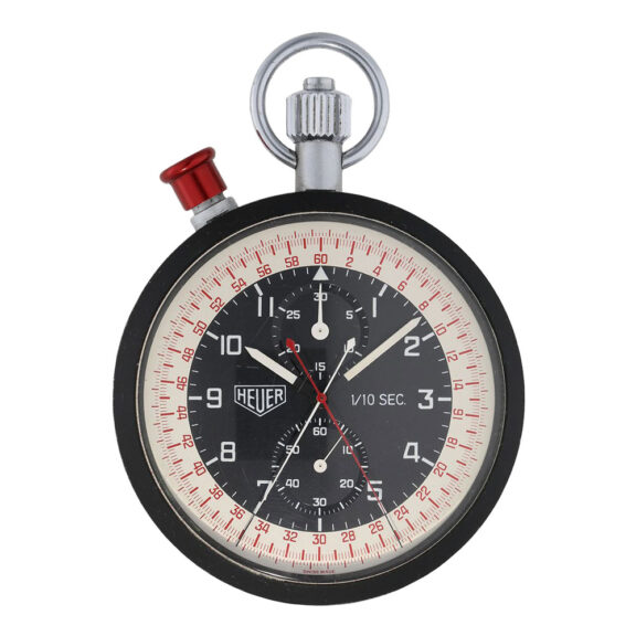 Swiss aluminium 1/10 second chronograph rattrapante Circa 1970 Swiss aluminium 1/10 second chronograph rattrapante Circa 1970