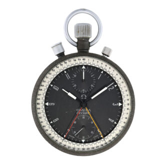 Swiss split seconds chronograph precision timekeeper Circa 1960