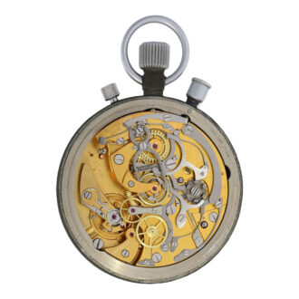 Swiss split seconds chronograph precision timekeeper Circa 1960