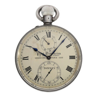Extremely rare Swiss silver lever deck chronometer Circa 1928