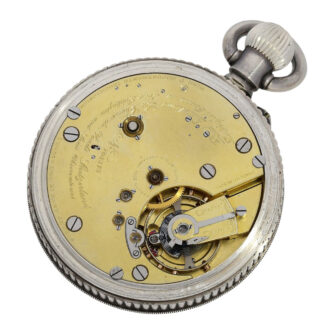 Extremely rare Swiss silver lever deck chronometer Circa 1928