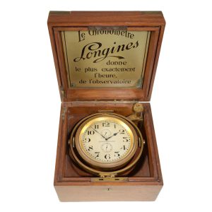 Swiss deck chronometer with eight-day power reserve Circa 1924
