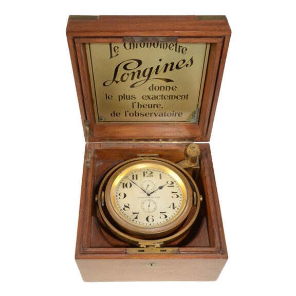 Swiss deck chronometer with eight-day power reserve Circa 1924