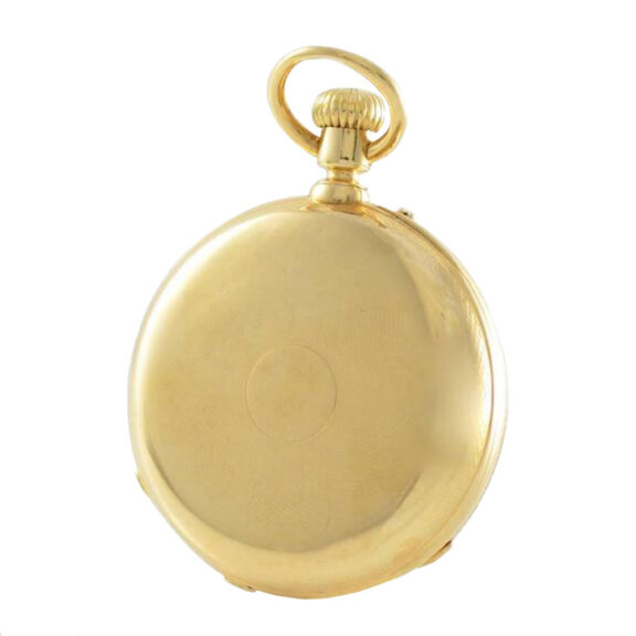 Swiss 18 carat gold open faced pocket watch Circa 1870 Swiss 18 carat gold open faced pocket watch Circa 1870
