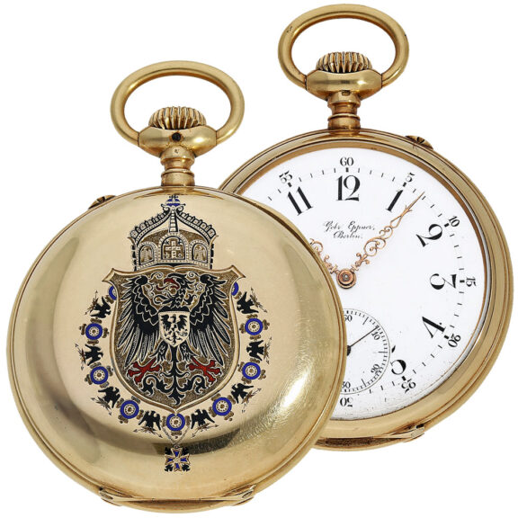 German historically gold imperial presentation watch Circa 1890