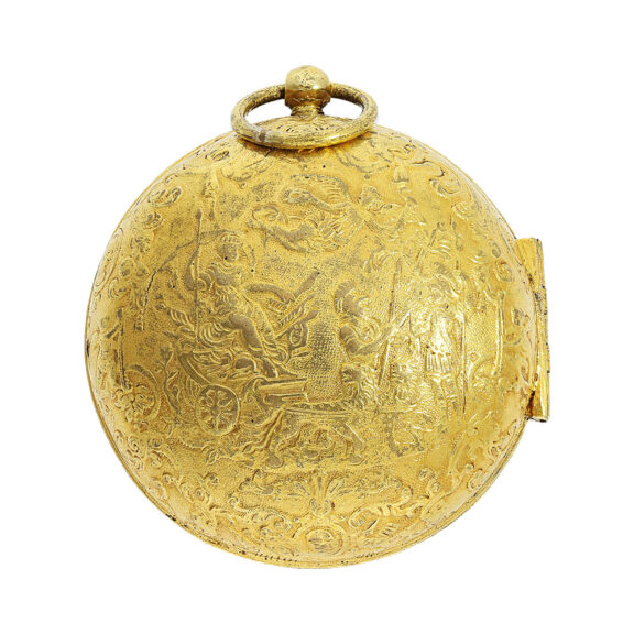 Rare French gilt verge oignon pocket watch Circa 1710