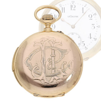 Swiss 18K gold minute repeating chronometer watch Circa 1900