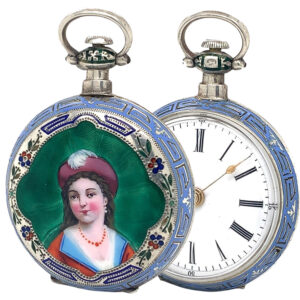 Swiss watch with centre seconds for Chinese market Circa 1895