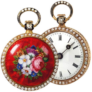 Swiss verge watch made for the Chinese market Circa 1840