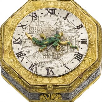 Rare French octagonal Renaissance pendant watch Circa 1620