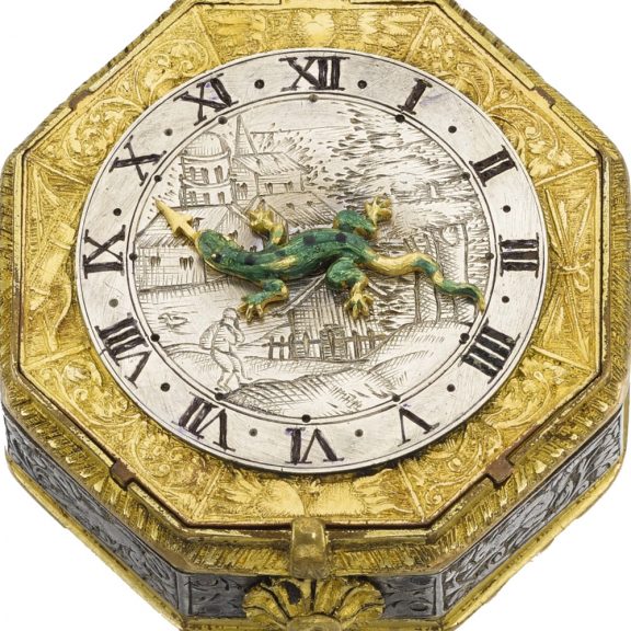 Rare French octagonal Renaissance pendant watch Circa 1620 Rare French octagonal Renaissance pendant watch Circa 1620