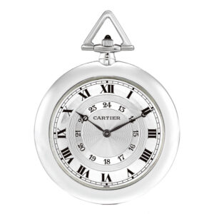 French lever watch with double chapter ring dial Circa 1994
