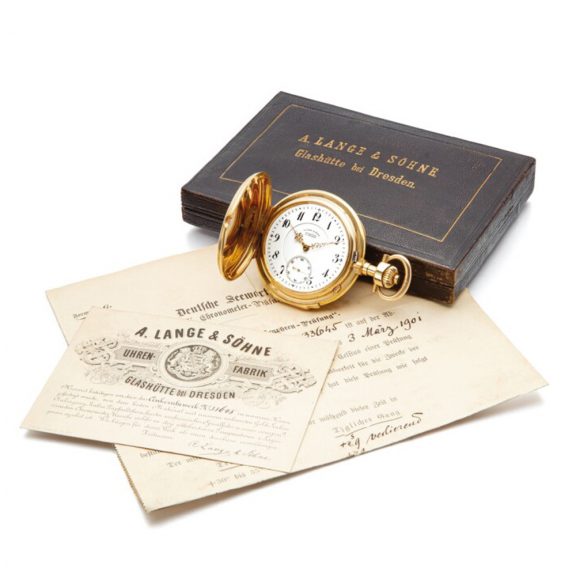 German full hunter lever pocket chronometer watch Circa 1895 German full hunter lever pocket chronometer watch Circa 1895