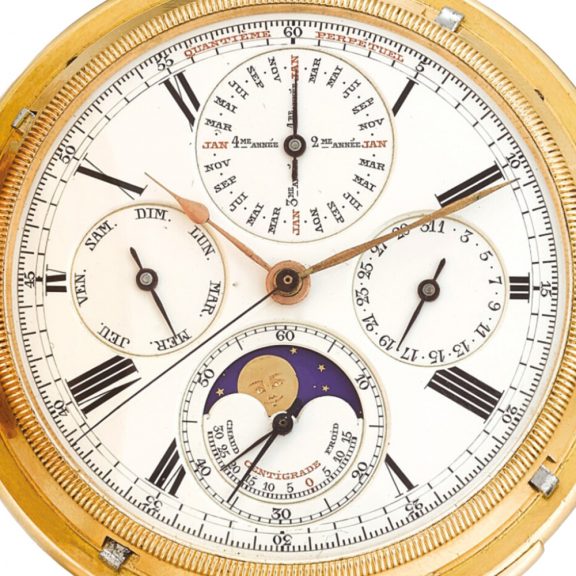 Swiss repeating perpetual calendar chronograph watch Circa 1910 Swiss repeating perpetual calendar chronograph watch Circa 1910