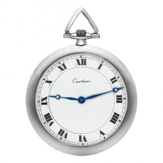French/Swiss platinum keyless lever dress watch Circa 1925