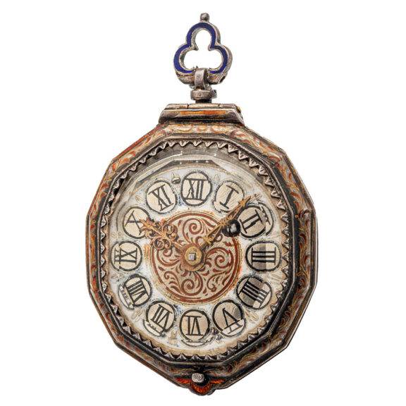Austrian octagonal shaped revival pocket watch Circa 1850-1880