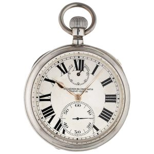 Rare Swiss deck chronometer with power reserve Circa 1923
