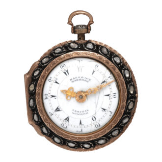 English gold diamond-set watch for the Ottoman market Circa 1750