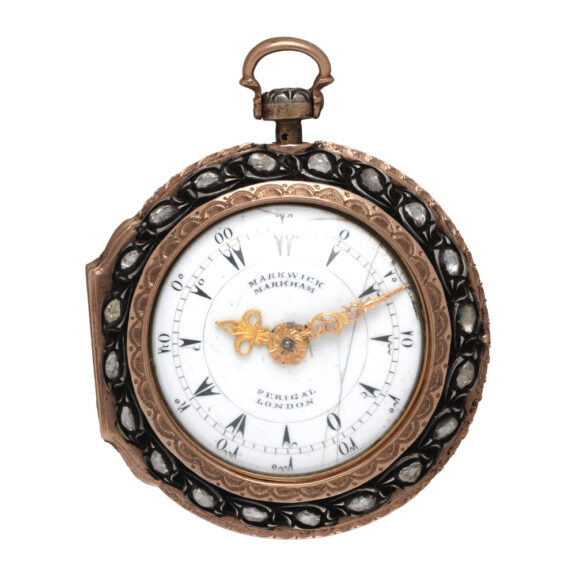 English gold diamond-set watch for the Ottoman market Circa 1750