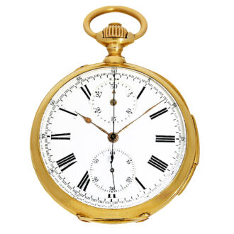 Fine gold Swiss minute repeating pocket watch Circa 1890