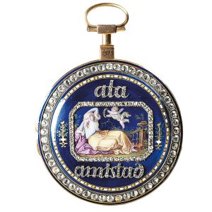 French striking gold verge pocket watch Circa 1800
