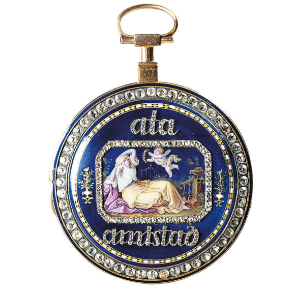 French striking gold verge pocket watch Circa 1800