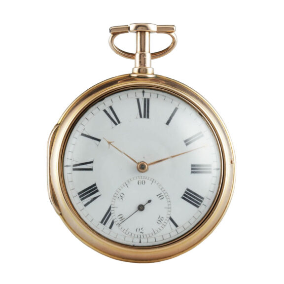 Fine English 18 carat rose gold pair cased duplex Circa 1803 Fine English 18 carat rose gold pair cased duplex Circa 1803