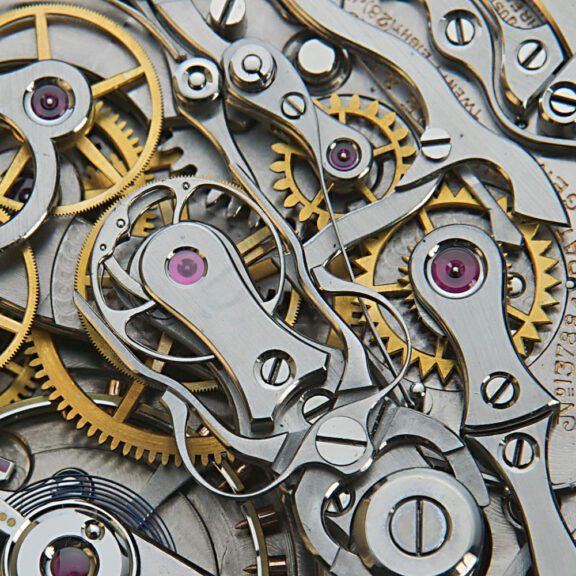Swiss gold split-seconds chronograph lever watch Circa 1910 Swiss gold split-seconds chronograph lever watch Circa 1910