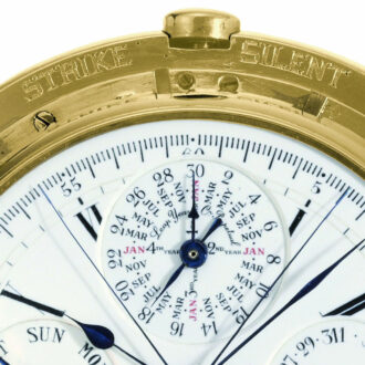 Extremely rare Swiss lever with 14 complications Circa 1910
