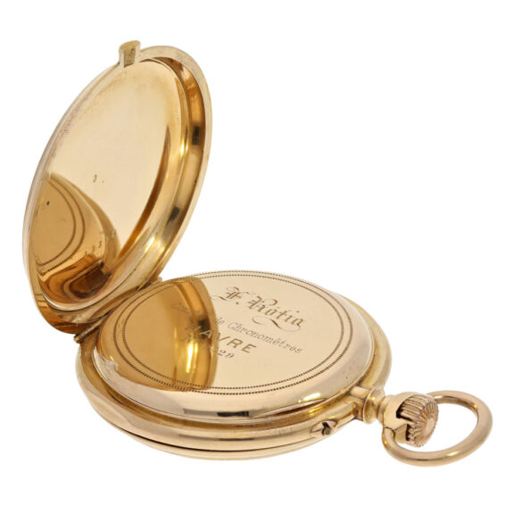 French 18k gold ankerchronometer pocket watch Circa 1880 French 18k gold ankerchronometer pocket watch Circa 1880