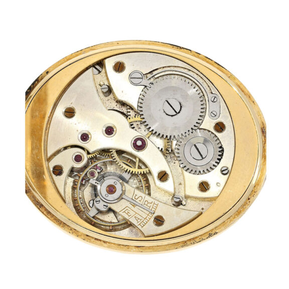 Swiss gold oval shaped Art Nouveau lever watch Circa 1915 Swiss gold oval shaped Art Nouveau lever watch Circa 1915