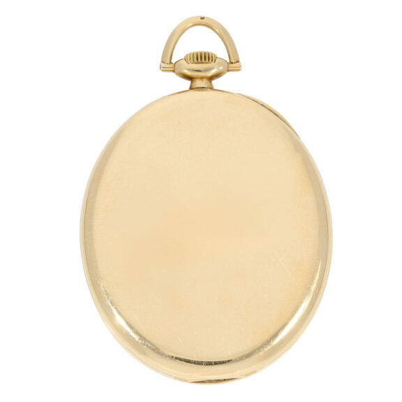 Swiss gold oval shaped Art Nouveau lever watch Circa 1915 Swiss gold oval shaped Art Nouveau lever watch Circa 1915