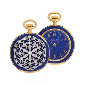 American gold, enamel, diamond set lever watch Circa 1900