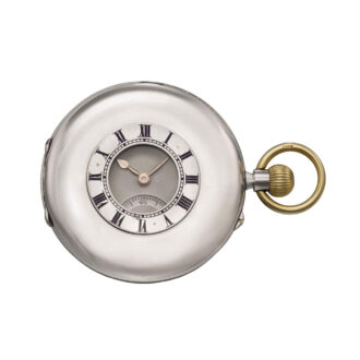 Rare English platinum/gold half hunting cased lever Circa 1912