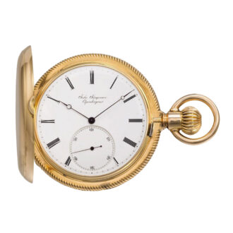 Danish 18 carat gold hunting cased chronometer Circa 1875