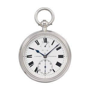 Large English chronometer with power reserve Circa 1899