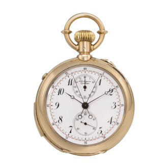 Danish repeating lever split seconds chronograph Circa 1899