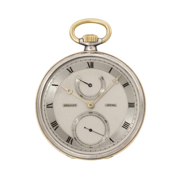 Swiss one min. tourbillon watch with power reserve Circa 1934