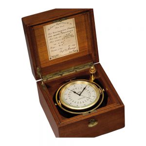 Small Swiss gilt metal keyless marine chronometer Circa 1942