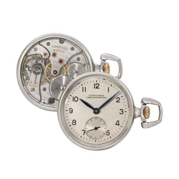 Rare Swiss stainless steel competition chronometer Circa 1950