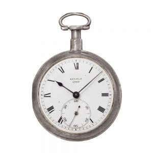 Fine English silver open faced pocket chronometer Circa 1801