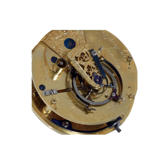 Fine English 18 carat gold open faced chronometer Circa 1777 Fine English 18 carat gold open faced chronometer Circa 1777