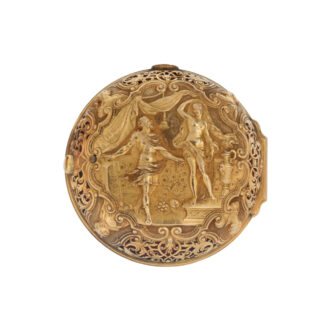 Very fine English quarter repeating repoussé watch Circa 1720