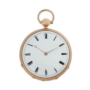 Swiss two train 1/4 h, striking musical watch Circa 1850-1860