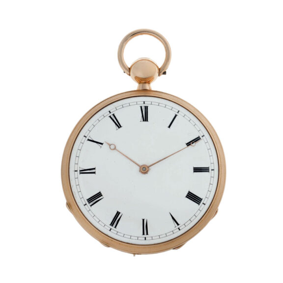 Swiss two train 1/4 h, striking musical watch Circa 1850-1860