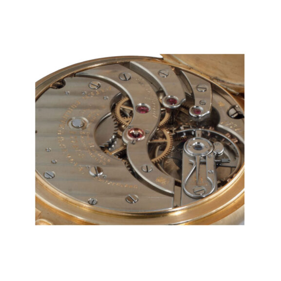 Fine Swiss gold lever with up-and-down indication Circa 1913 Fine Swiss gold lever with up-and-down indication Circa 1913