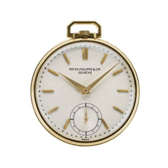 Swiss gold lever dress watch in open faced case Circa 1944