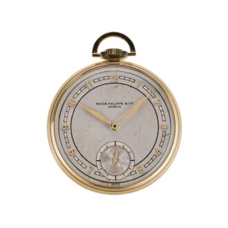 Swiss 18 carat gold open faced lever dress watch Circa 1933